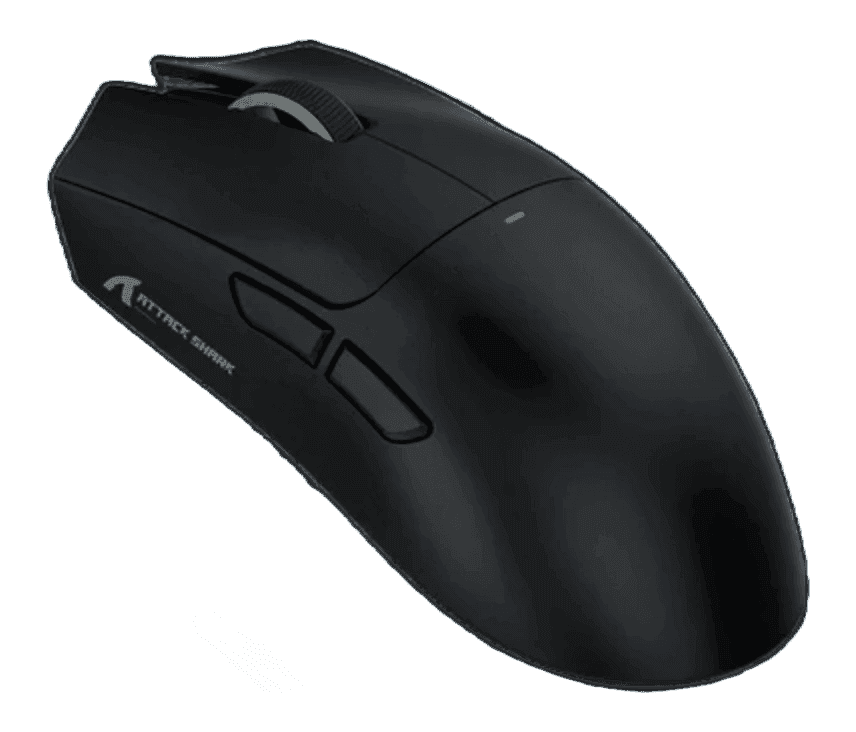 Attack Shark X11 — mouse wireless com dock de carregamento