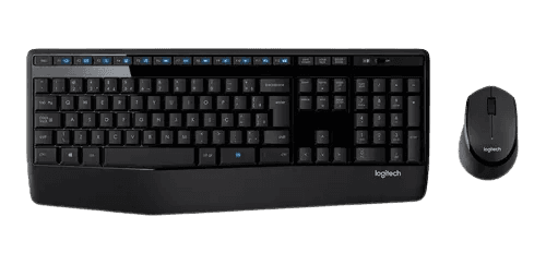 Logitech MK345 R$190: Teclado + Mouse Wireless, Um Receptor, Bateria de até 3 Anos