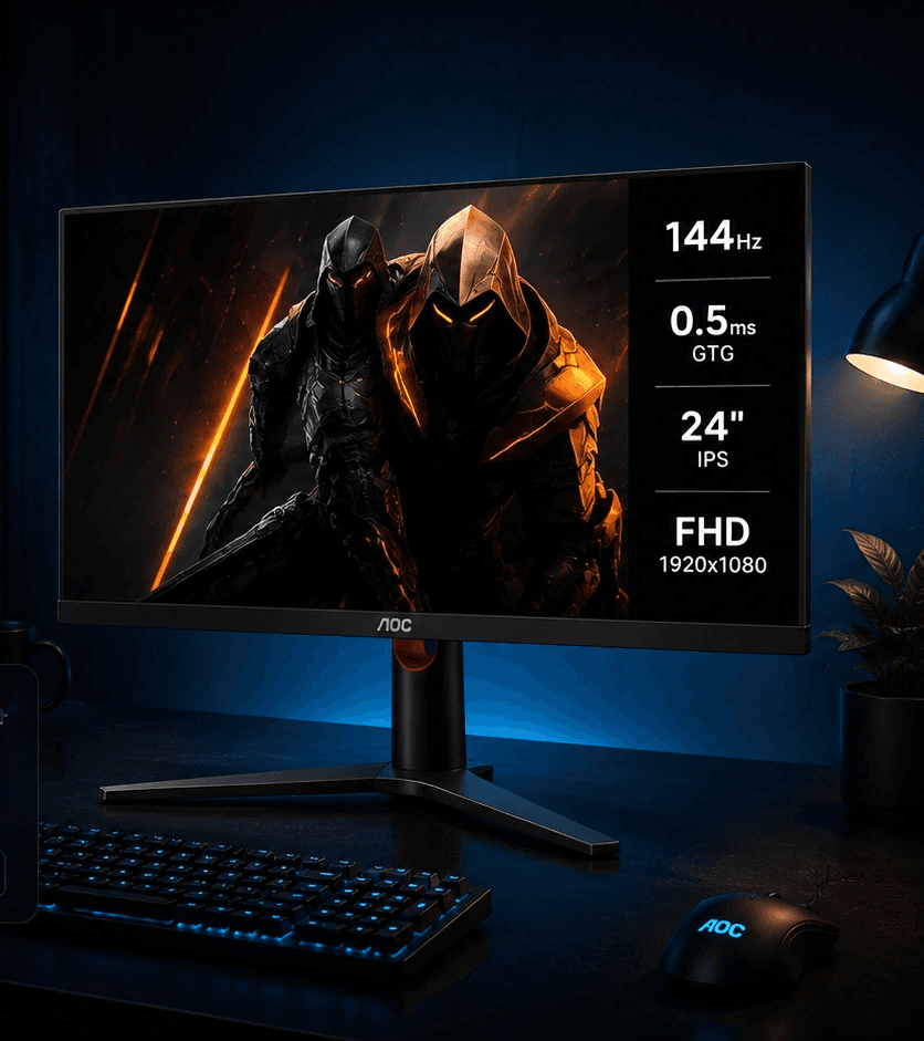 AOC AGON G50 R$643: O VA 144Hz com Preto Real que IPS de Entrada Não Consegue Fazer