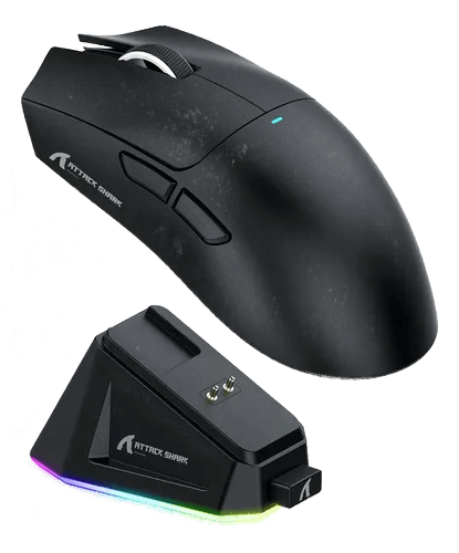 Mouse Attack Shark X11 Wireless + Dock RGB