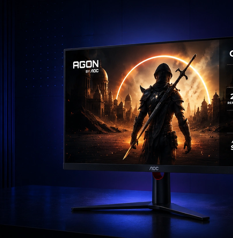 AOC AGON G42 R$744: O Único 200Hz com Height+Swivel+Pivot Abaixo de R$800